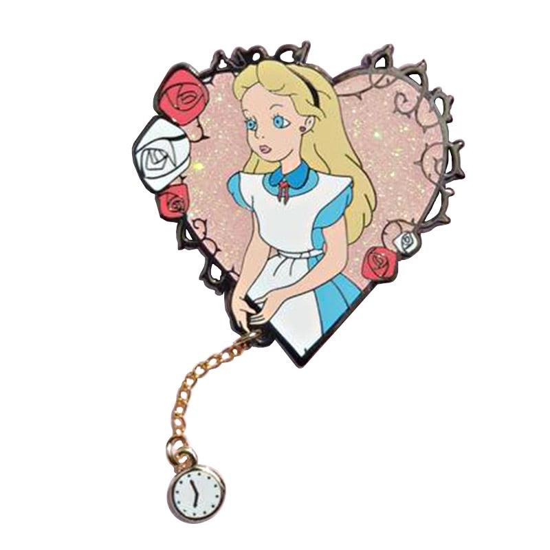 DDLGVERSE Alice in wonderland enamel pin