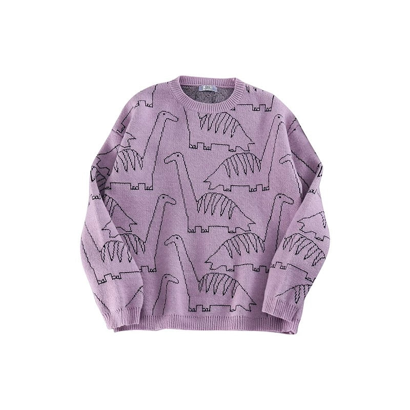 Dinosaur Doodle Knitted Sweater