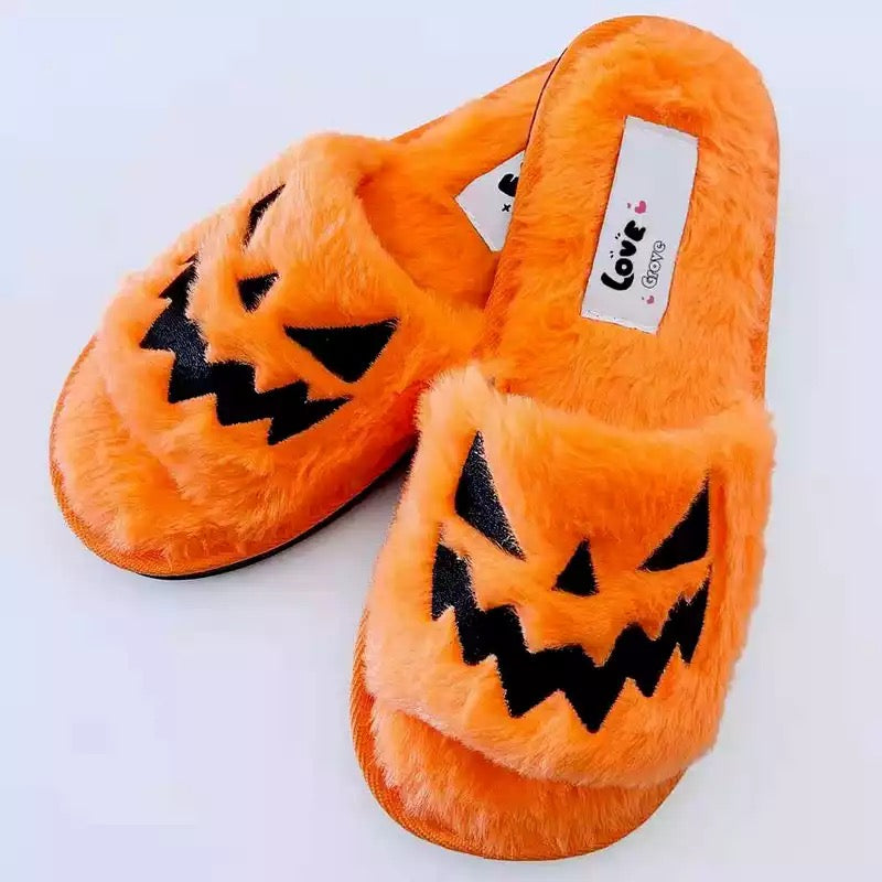 Pumpkin Slipper Slides