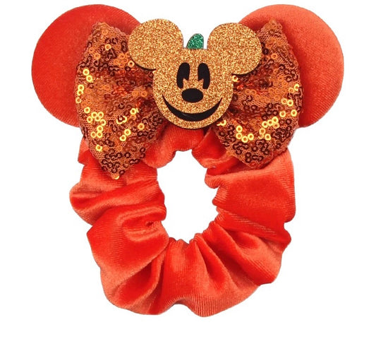 Mouse Head Halloween Scrunchie