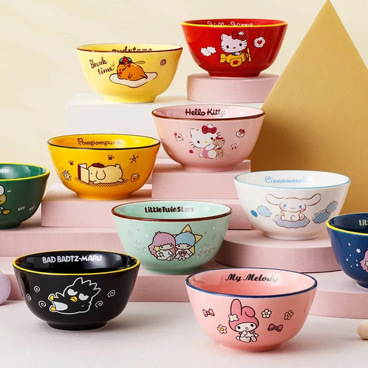 Cartoon Character Rice Bowls