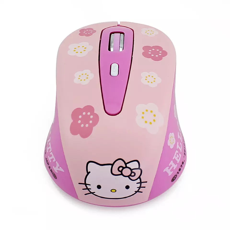 Cartoon Kitty Wireless Computer Mouse
