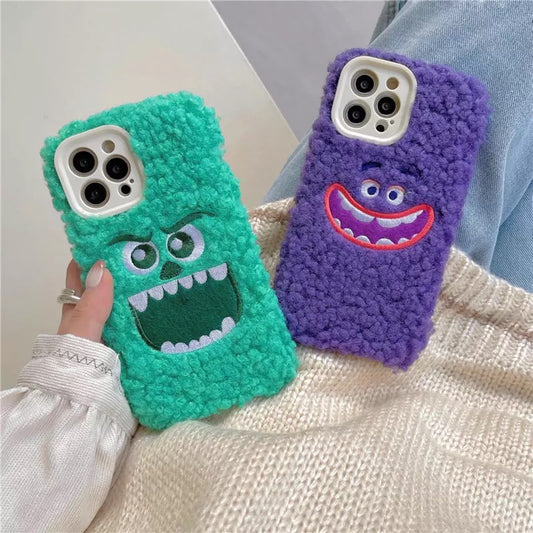 Fuzzy Monster iPhone Cases