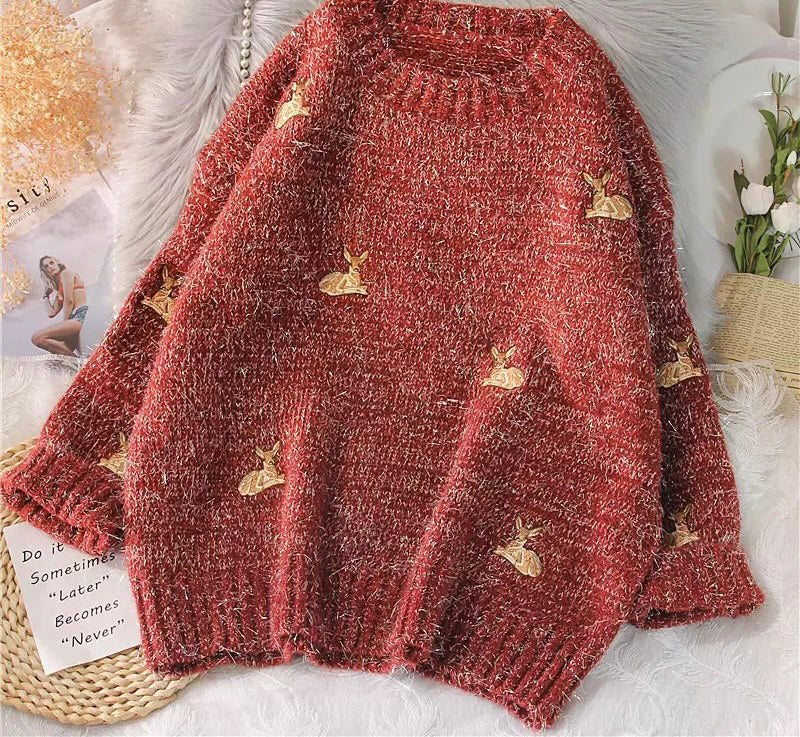 Knitted Deer Sweater