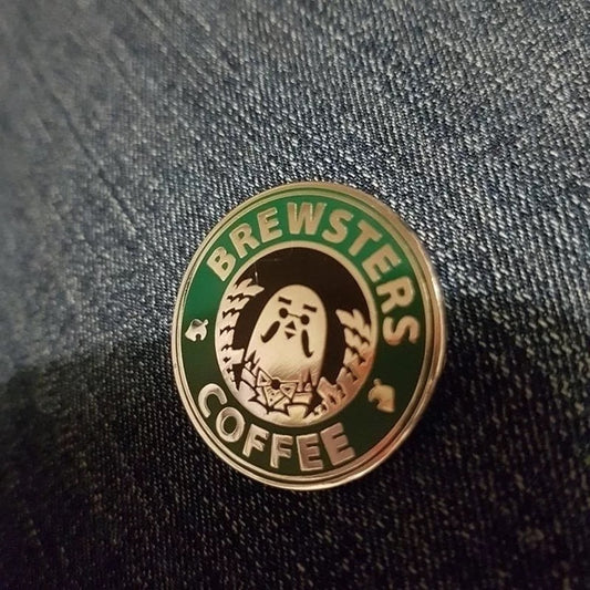 Brewster Coffee Enamel Pin