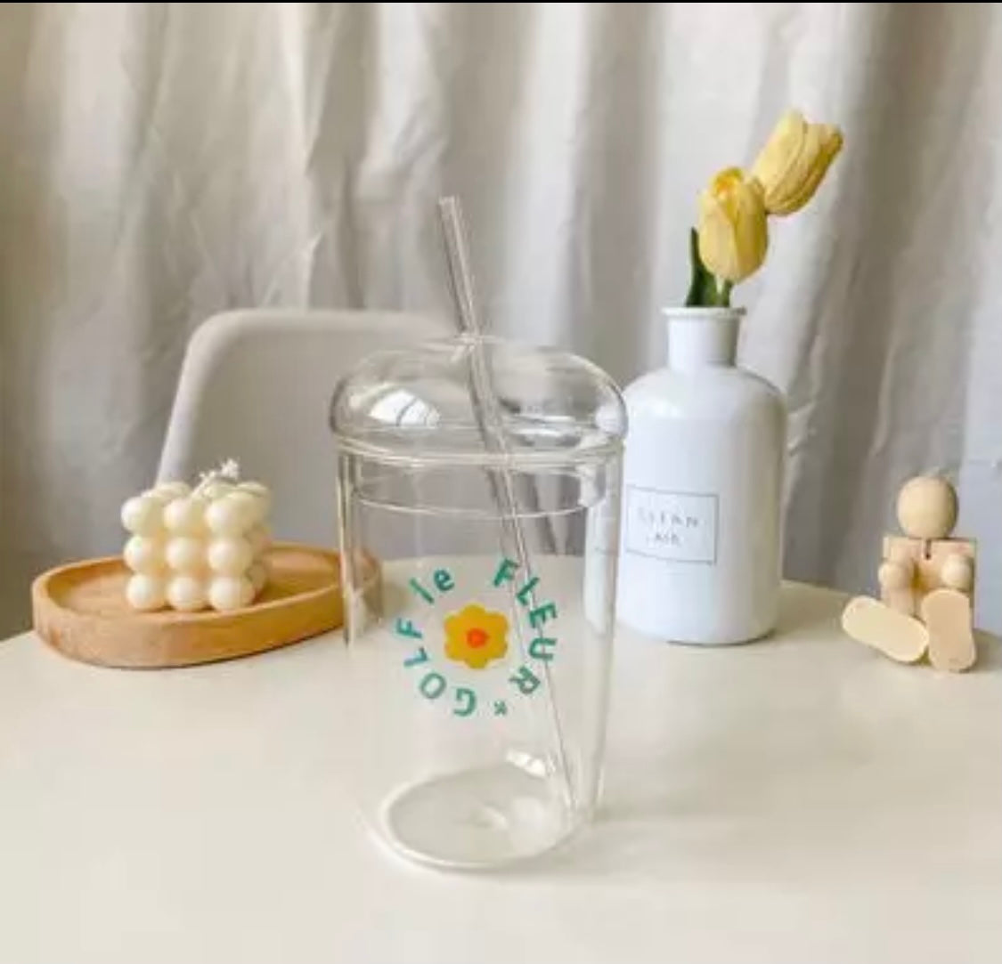 Flower Reusable Drinking Cup