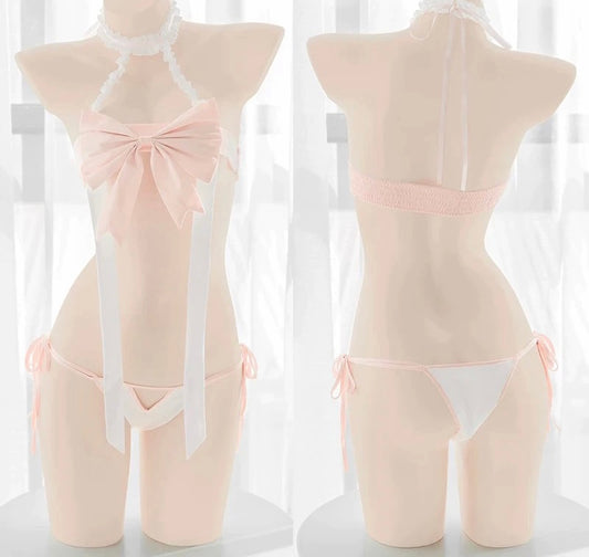 Ribbon Bikini Lingerie Set
