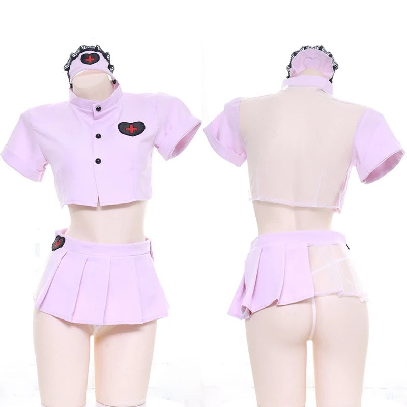 Pastel Pink 3 Piece Nurse Set