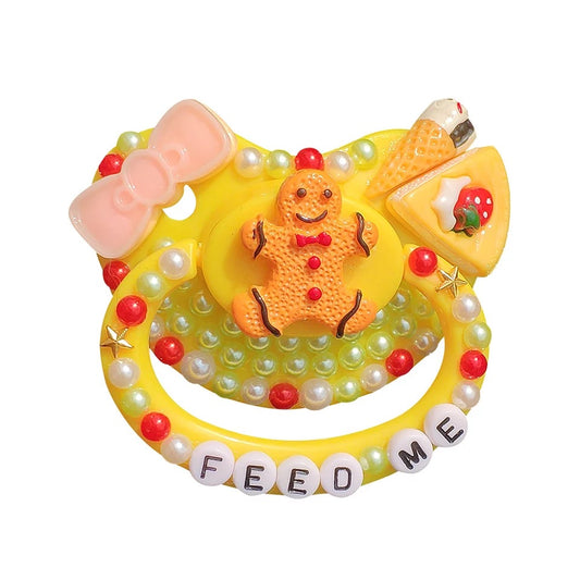Gingerbread Adult Pacifier