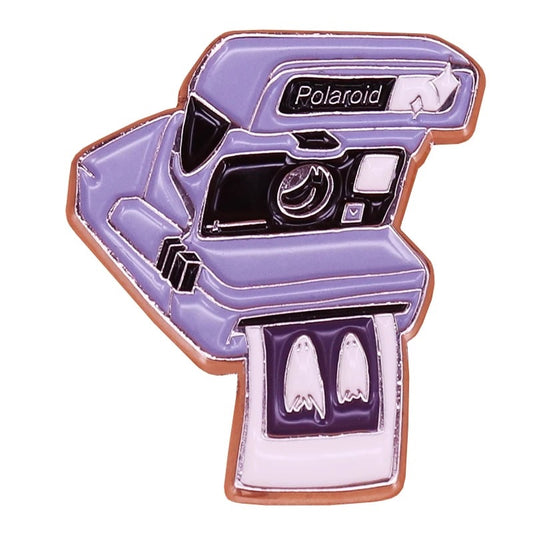 Polaroid Ghosts Enamel Pin