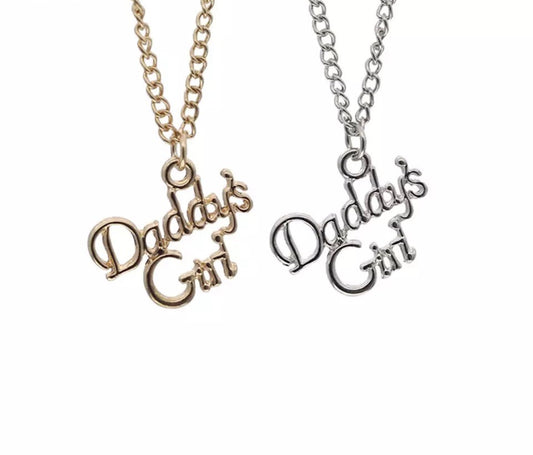 DDLGVERSE Daddy’s Girl Metals Necklaces Gold and Silver