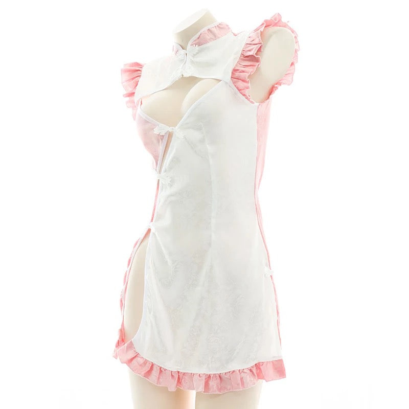 Pink & White Dress Lingerie