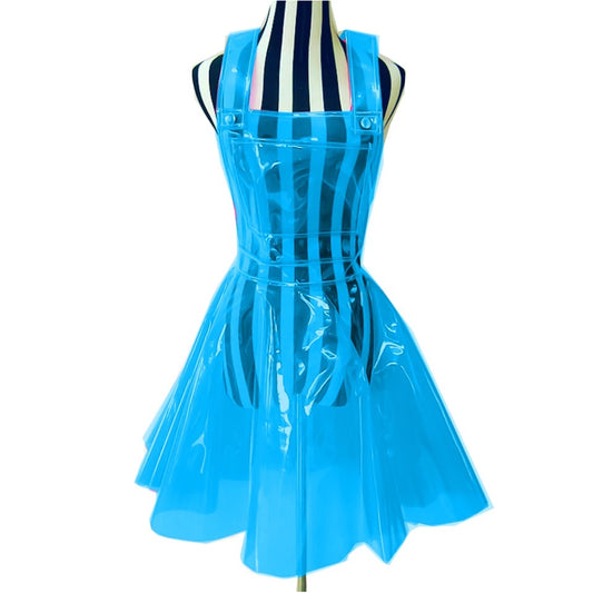 PVC Transparent Dungaree Dress