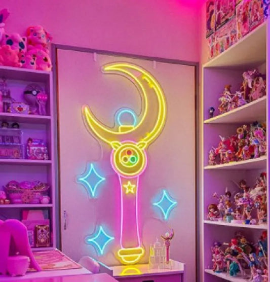 Sailor Girl Neon Wall Light