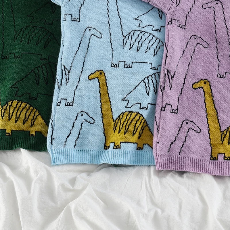 Dinosaur Doodle Knitted Sweater