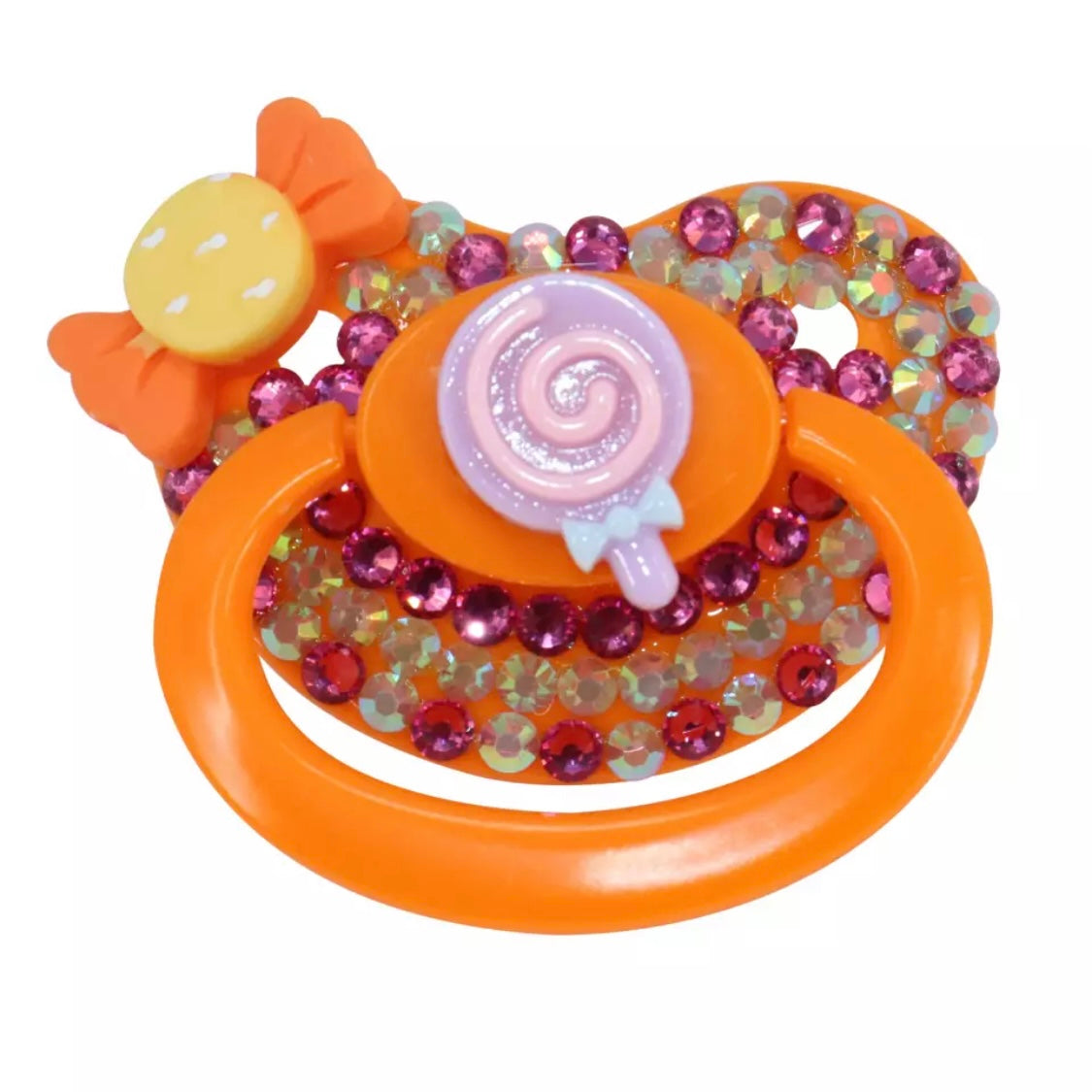 Orange Candy Adult Pacifier