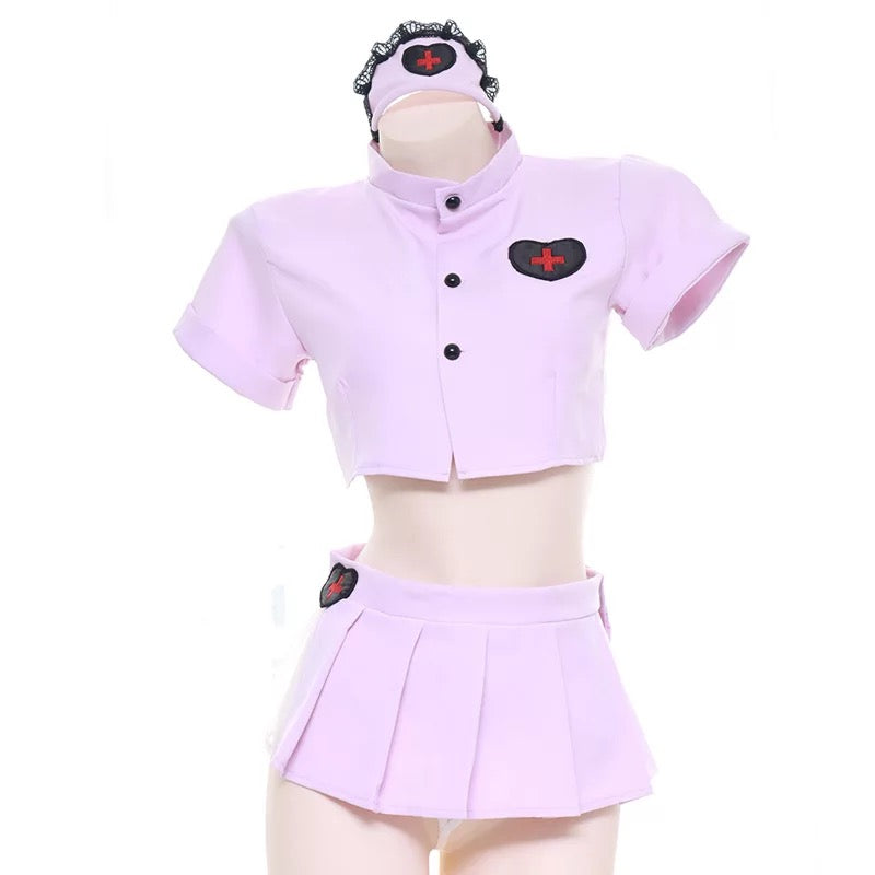 Pastel Pink 3 Piece Nurse Set