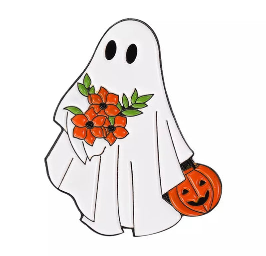 Trick or Treat Ghost Pin