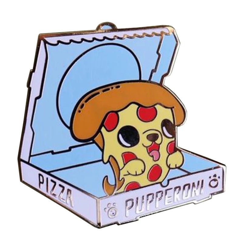 Pupperoni Pizza Pin