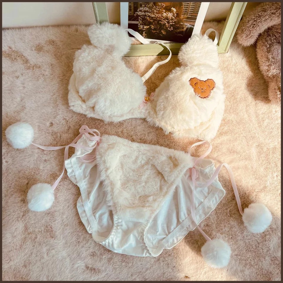 Gold Maple - Set: Teddy Bear Bralette + Panties