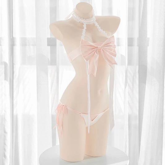 Ribbon Bikini Lingerie Set