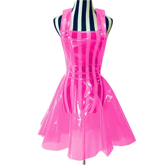 PVC Transparent Dungaree Dress